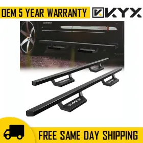 Kc3cen30600 Kyx 2pcs Running Boards For Dodge Ram 1500 Crew Cab 2019 2020-2024 Side Steps Bars