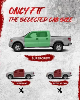 Kin936268 Kyx 2x Running Boards For 15-2020 Ford F150 2017-2020 F250 Super Crew Cab 3 Tube #3