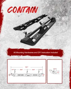 Kyx847846 Kyx Running Boards For Toyota Tundra 2007-2020 2021 Crewmax Cab Side Step Bars Kit #2