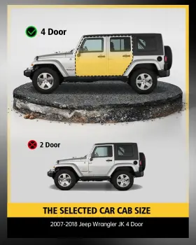 Mia200950 Kyx For 2007-2018 Wrangler Jk 4 Door Running Boards 3 Tube Side Steps Nerf Bar Black #3