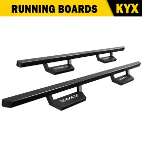 Mia204705 Kyx Running Boards Nerf Bars For 2020-2022 Jeep Gladiator Jt 4 Door Side Steps