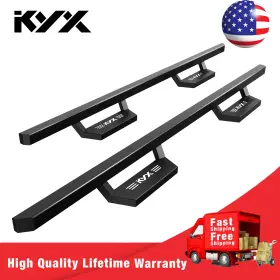 Tho216173 Kyx For 2005-2023 Toyota Tacoma Double Cab Side Steps Running Boards Nerf Bars