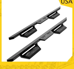 Xia194358 Kyx 2x Running Boards For 2019-2023 Silverado/ Sierra 1500 Extended Double Cab Bar