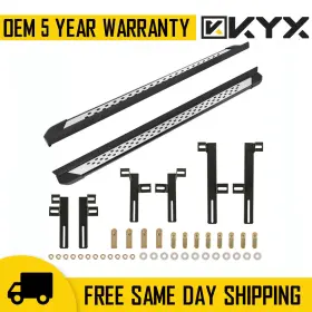 Zc3cen29100 Kyx 2pcs Running Boards For Ford Explorer Base 2020-2024 Sides Step Aluminum Bars