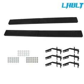 Lablt Om265284oc Running Board Rh Lh Black Rectangular For Ford F-150 F-250 F-350 2015-2023