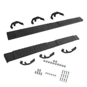 Bck104412k Labwork For Silverado/sierra 1500 07-18 Double Cab 6 Inch Side Step Nerf Bars Running Boards