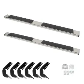 Labwork Law176904 6 Inch Side Steps Running Boards For Dodge Ram 1500 19-24 Stainless Steel