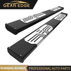 Ledkingdomus 197839117419 6.5 Inch Running Boards For 2019-2025 Silverado Sierra Crew Cab Nerf Bars Side Steps