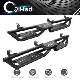 Ledkingdomus 197839148970 Drop Side Step Running Boards For 2007-2018 Jeep Wrangler Jk Unlimited 4 Door 6 Inch