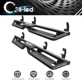 Ledkingdomus 197839168473 Drop Step Running Boards For 2015-2025 Chevy Colorado Canyon Crew Cab Nerf Bars