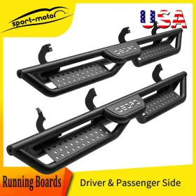 Ledkingdomus 197839312593 6 Inch Running Boards For 2022-2024 2025 Toyota Tundra Double Cab Side Step Nerf Bar