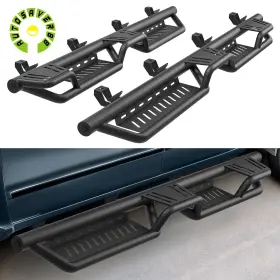 Ledkingdomus 197839522473 For 2020-2026 Jeep Gladiator Jt 4-door Two Stair Layout Running Boards Side Step Ledkingdomus 197839522473 For 2020-2026 Jeep Gladiator Jt 4-door Two Stair Layout Running Boards Side Step