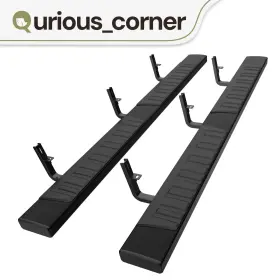 Ledkingdomus 199449987390 6 Inch Running Boards For 2015-2026 Chevy Colorado Crew Cab Side Step Bars Alu Blk