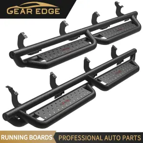 Ledkingdomus 764283255679 6 Inch Running Boards For 2022- 2025 Toyota Tundra Crewmax Drop Side Step Nerf Bars