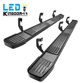 Beysh7zjt6 Ledkingdomus 6inch Running Boards For 07-18 Chevy Silverado Gmc Sierra 1500 Crew Cab Nerf Bar