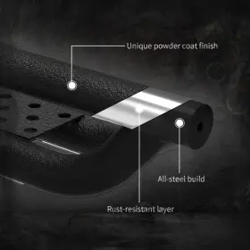 Beyshat63h Ledkingdomus For 15- 24 Ford F-150 F150 Super Crew Cab 6 Inch Running Boards Nerf Bars Side Steps #3