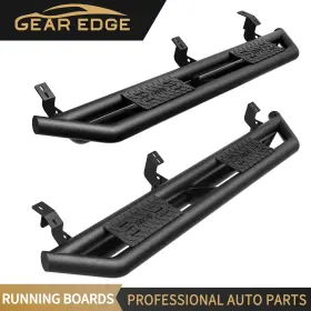 Beyshjal2a Ledkingdomus Bolt-on Running Boards For 05- 23 Toyota Tacoma Double Cab 6.5 Inch Bars Side Steps