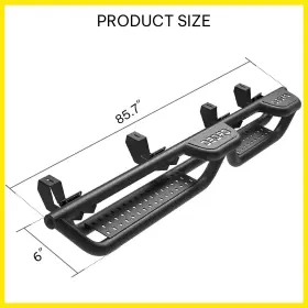 Beyshn1upo Ledkingdomus Running Boards For 2020 - 2025 Jeep Gladiator Jt Wheel To Bars Side Steps #2