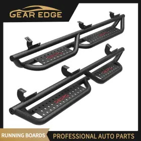 Beyshstfv1 Ledkingdomus Running Boards Side Steps For 2007- 2018 Wrangler Jk Unlimited 4 Door Nerf Bars