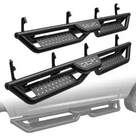 Beyshto3h4 Ledkingdomus For 2007- 2021 Toyota Tundra Crewmax 6 Inch Running Boards Drop Nerf Bars Side Steps