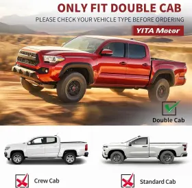 E03ss0151 Ledkingdomus 6 Inch For 2024 Toyota Tacoma Double Cab 4-door Running Boards Nerf Bar Side Steps #2