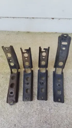 5107760100 Lexus Used Lx470 Running Board Step Bracket 4pc Set Rh Passenger 2003-2007 Oem