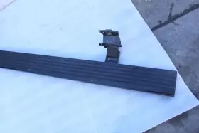 122.fd2220 Lincoln 2018 2019 2020 2021 Navigator Left Running Board Step Bar 122.5 Wb #2