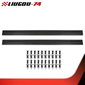 Big4106 Liugou74 1pair Slip On Rocker Panels Covers Fit For 99-06 Chevy Silverado And More 99724
