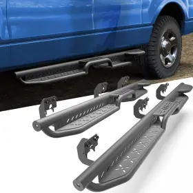 Ss-f161 Longcarpart Running Boards For Ford F150 F-150 Crew Cab 2004-2008 2 Stair Side Step Nerf Bar
