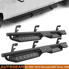 Ss-c144-ag Longsun For 07-2019 Silverado Sierra 2500hd And 3500hd 4 Doors Running Boards Side Steps