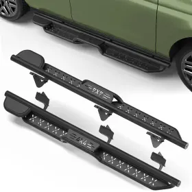 Longsun Ss-f166-ge Steel Running Boards Step Bars For 2018-2026 Ford Expedition Crew Cab 4 Doors