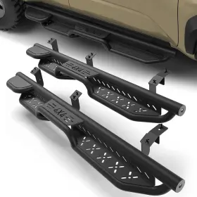 Longsun Ss-t102-ge Running Board Nerf Bar Drop Side Step For 2010-2024 Toyota 4 Runner Crew Cab
