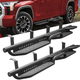 Ss-t107-ls Longsun For 2022-2025 Toyota Tundra Crew Max Running Boards Drop Down Side Step Nerf Bar