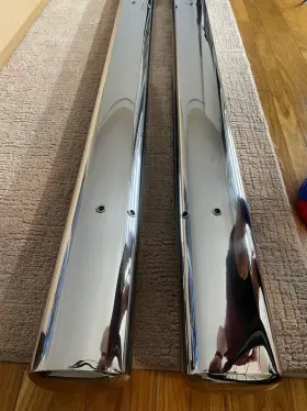 23984003 Lund Polished Stainless Steel 5 Inch Oval Straight Running Boards For 2009-2018 Dodge Ram #3