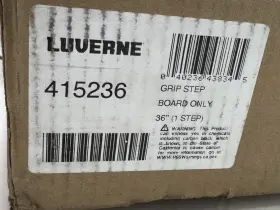 415236-401470 Luverne Grip Step Black Aluminum 36 Inch Driver Side Running Board