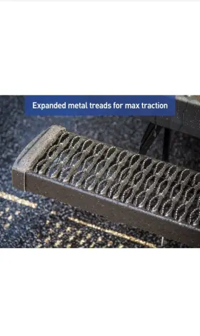 415254 Luverne Grip Step 7 Inch X54 Black Rear For Ram Promaster Ford Transit Sprinter #3