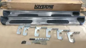 481412 Luverne Polished Side Entry Steps - 2015-19 Silverado And Sierra Double Cab