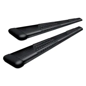 584088-570922-bndl Luverne Truck Equipment 6 Inch O-mega Ii Cab Length Black Oval Side Bars