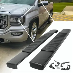 Icf011921009 Lzzautos Running Boards Fit 07-19 Sierra Silverado 1500 2500hd 3500hd Regular Cab 2 Door