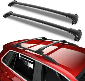 Sky370616s M.a.p.p 2 Piece Roof Rack Cross Bars For Volkswagen Tiguan 2018-2024 Black
