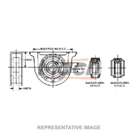 Gcb210121 Mach 1x Center Bearing