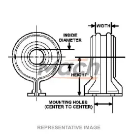 Gcb210875 Mach 1x Support Brkt