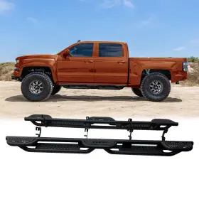 Si-cg01 Marsitter For 2007-2018 Chevy Silverado/gmc Sierra1500 Crew Cab Side Steps Running Boards