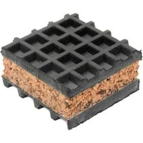 Mason Industries 081176502017 Nk2x2 Neoprene And Cork Pad 2 Inch X 1