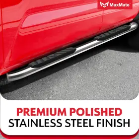 Ss2j35197mx Maxmate Fit 2020-2025 Jeep Gladiator Jt 3.5 Inch Oval Nerf Bar Side Steps #2