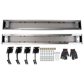 0p2zlu Maxpeedingrods 6 Inch Side Step Running Board For Ford F-250 1999-16 Heavy Duty Nerf Bars Non-slip