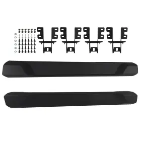 0plkou Maxpeedingrods Black Running Boards Steps For 07-18 Jeep Wrangler Jk 2door Complete Mount Kit