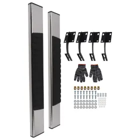 14zslq Maxpeedingrods Non-slip Side Step Running Board For Ford F-250 1999-2016 450lbs Load Capacity