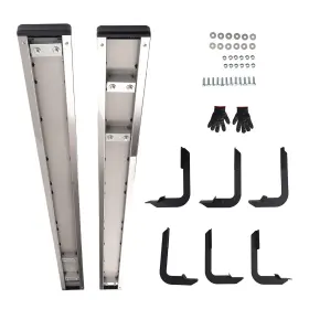 2s673n Maxpeedingrods Anti-slip Side Steps Nerf Bars For Nissan Titan/titan Xd Crew Cab 2004-2024