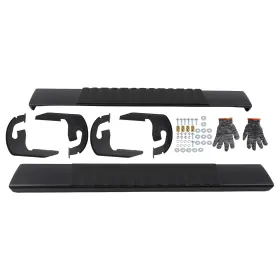 2vru0p Maxpeedingrods 6 Inch Side Step Running Board For Ford F-150 2004-2014 Aluminum Abs Black Non-slip